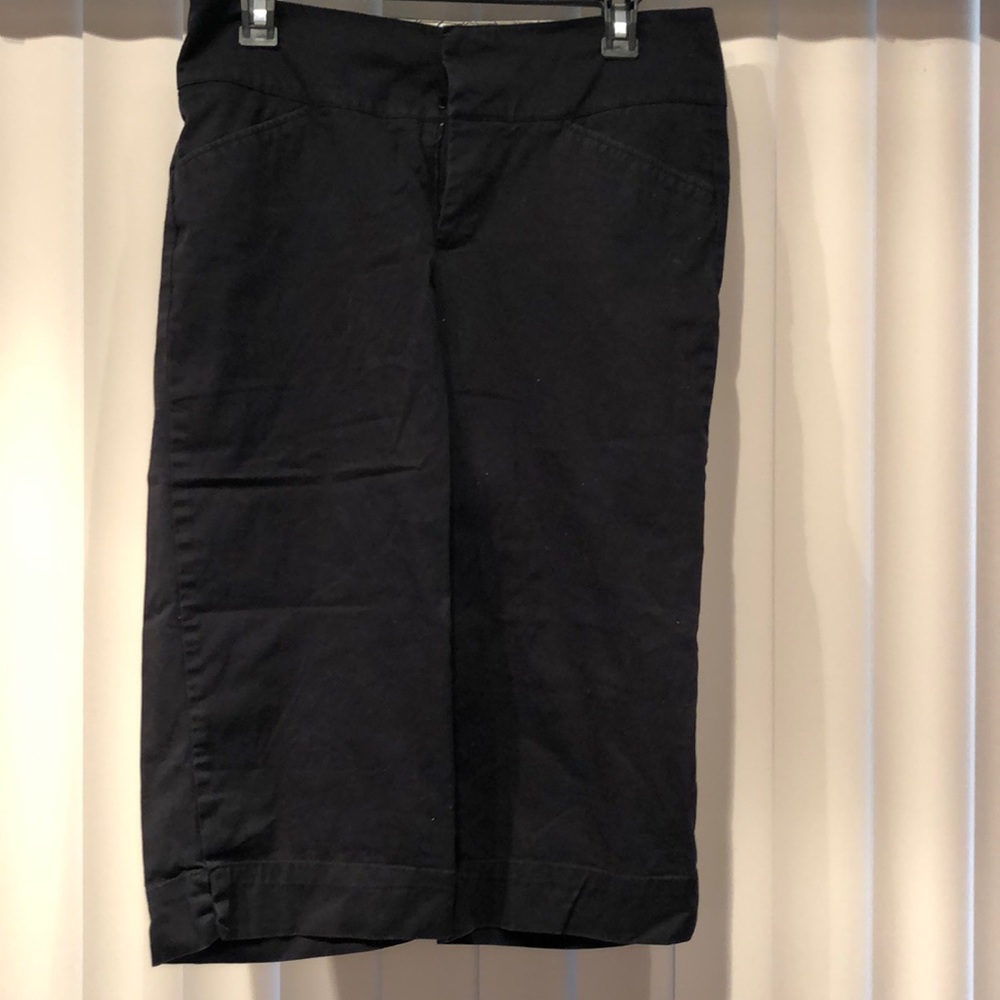 Black long shorts